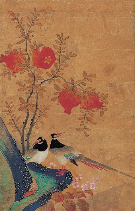석류쌍구도